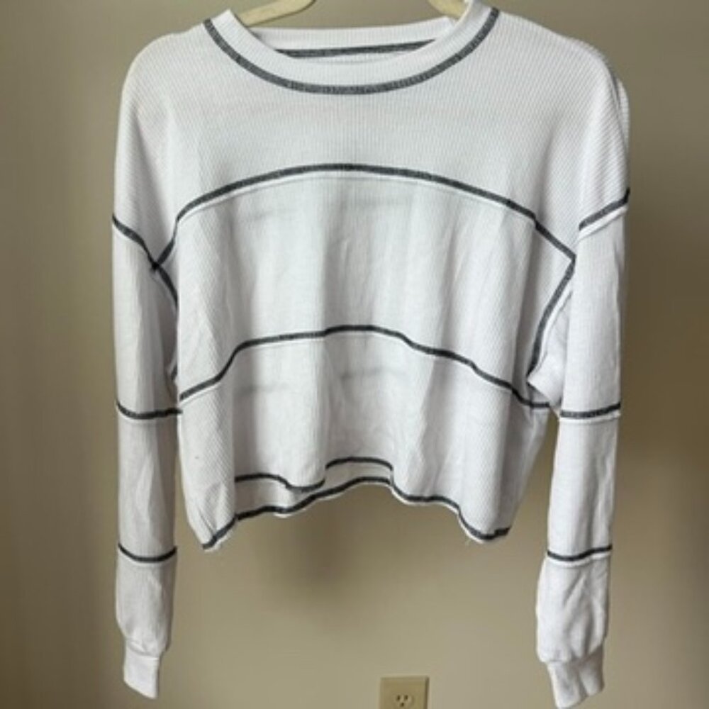 Hollister Must-Have Waffle Knit Crop Top